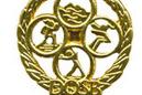 Drei Medaillen in Bronze, Silber und Gold mit dem DOSB-Logo und sportlichen Symbolen im Kreis angeordnet.